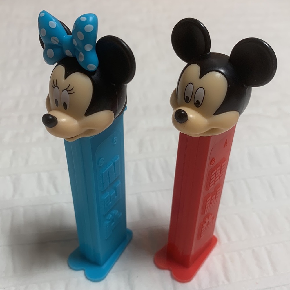 Mickey & Minnie Mouse PEZ Dispenser Pair
